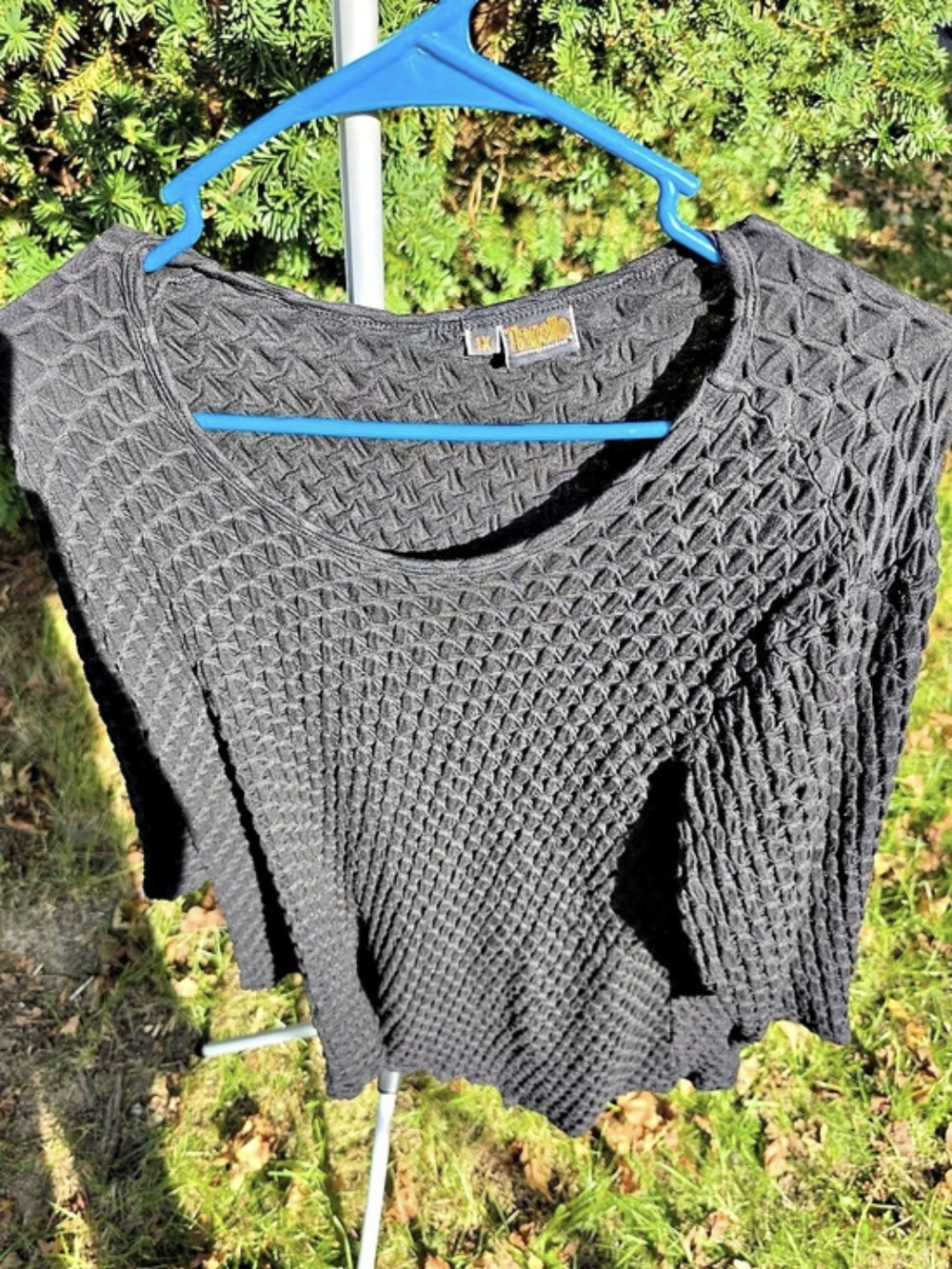 Triangello Geometric Knit Sweater Size 1x